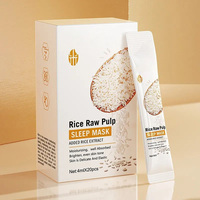 Masque facial compressé à l'acide hyaluronique de riz en gros - Hydratant pour les peaux sèches et mixtes Produit de beauté de haute qualité