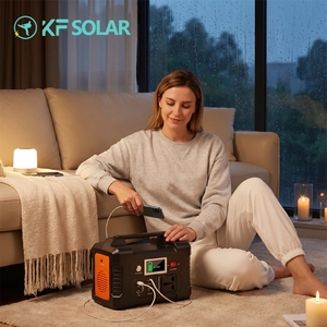 สถานีพลังงานแสงอาทิตย์เคลื่อนที่ KF Solar 220v 50Hz 60Hz  แบตเตอรี่สำรองพลังงานแสงอาทิตย์สำหรับใช้งานกลางแจ้ง พร้อมแบตเตอรี่ลิเธียมไอออน - Product Image 2