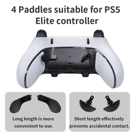 Manette PS5 Edge avec 4 boutons arrière de remplacement en métal, accessoires interchangeables pour manette PS5 DualSense Edge Elite