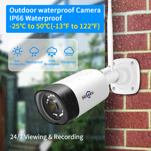 Hiseeu 10ch NVR 5MP HD hai cách âm thanh đầy đủ màu sắc tầm nhìn ban đêm WIFI Home CCTV Kit không dây an ninh Hệ thống <span class=keywords><strong>camera</strong></span> ngoài trời - Product Image 5