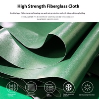PVC imperméable enduit Textile tissu ferme roulant rideau anti-pluie crème solaire couverture de site toile cirée géomembranes environnementales