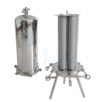 Filtre à cartouche sanitaire en acier inoxydable de qualité alimentaire pour la purification de l'eau et du vin, avec boîtier, 0,1 0,2 0,22 0,45 0,5 microns