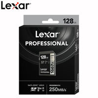 Carte mémoire Lexar 1667 X Pro haute vitesse 250 Mo/s V 60 256 Go UHS II SD Carte mémoire 4K HD Carte mémoire SD Caméra vidéo
