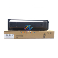 Cartouche de toner noire MX560 MX560FT MX560GT compatible avec les copieurs Sharp MX-M364 365 464 465 564 565