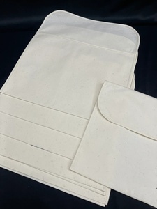 Glampkg Recyclable Cotton Fabric Folding <b>Bag</b> with Drawstring Closure Backpack <b>Dust</b> Cover Large Capacity Storage <b>Bag</b> - Product Image 2