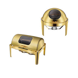 فرن بوفيه فاخر من الفولاذ المقاوم للصدأ عالي الجودة للتجارة عبر الحدود، بغطاء كامل وشفاف، مع نظام تسخين وعزل حراري، مثالي للفنادق - Product Image 3