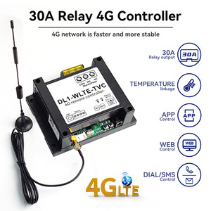 DL1-WLTE-T 4G 30A GSM 1 Channel LTE Temperature Sensor 2 Relay Controller <strong>Switch</strong> Power Off Alarm <strong>SIM</strong> SMS Call Remote Control - Product Image 2