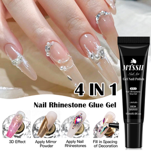 <span class=keywords><strong>Mtssii</strong></span> กาวเจลสำหรับติดเล็บใส UV แบบติดกาวกาวติดพลอยเทียม - Product Image 1