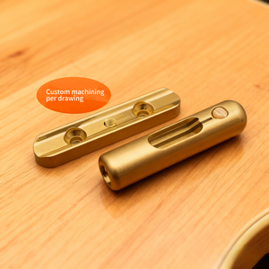 Selle de pont de guitare électrique certifiée ISO9001, usinée CNC, usinage par électroérosion, pièce de rechange sans tête, accessoire d'instrument de musique - Product Image 1