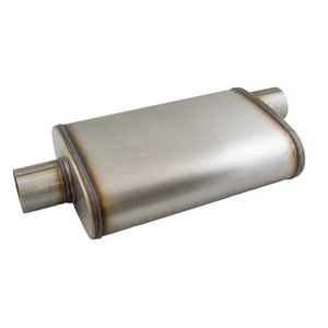 Silencieux d'échappement 2.75 ", résonateur silencieux de performance traversant, camion (entrée/sortie 2.75") - Product Image 6