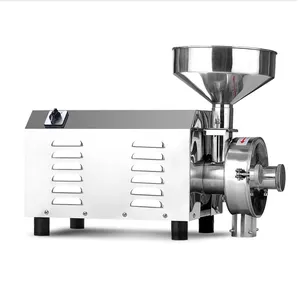 Penggiling biji kopi elektrik untuk rumah tangga, mesin penggiling biji kopi elektrik komersial baja tahan karat Semi otomatis