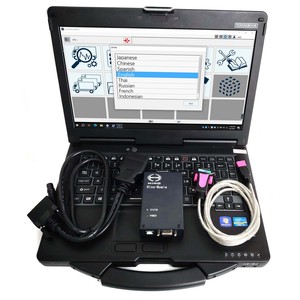 For Hino Bowie Explorer Hino DXII DXIII Truck OBD2 USB Cable Hino Diagnostic v3.16 Diagnostic Scanner Tool+CF53 laptop - Product Image 1