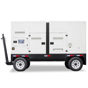 Generador Silencioso de Marco Abierto para Remolque/Caravana, Refrigerado por Agua, 12-25-80-100kw, 440V, Arranque 12V/24V DC, Conjunto Completo - Product Image 4