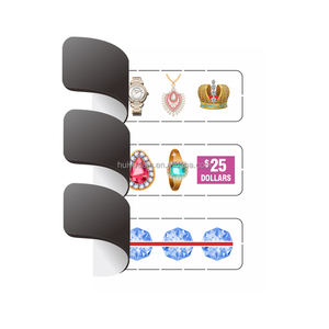 Top qualité 3 fenêtres tirer onglets billets bijoux motif impression numérique papier couché tirer onglets - Product Image 2