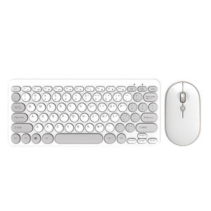 Ergonomic Multi-color Compact Layout Ultra Quiet 2.4 GHz USB Receiver Slim Wireless Keyboard and <b>Mouse</b> Combo - Product Image 1