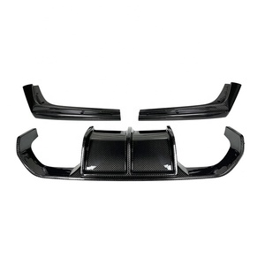 Difusor Trasero de Fibra de Carbono Tipo V para BMW F80 <span class=keywords><strong>M3</strong></span> F82 F83 M4, Labio de Parachoques Trasero, Piezas de Automóvil <span class=keywords><strong>2015</strong></span>+ - Product Image 4