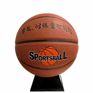吸湿优质中国篮球定制橡胶篮球尺寸6签名3x3球诺曼啦啦队篮球