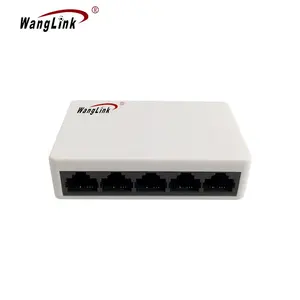 Wanglink 5 Port Network Switch 10/100/Mbps Ethernet Switch Adapter Fast RJ45 Ethernet Switcher LAN Switching Hub