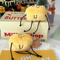 Porte-clés en peluche miniatures personnalisés, jouets en peluche sur mesure, porte-clés anime, pendentifs mascotte doux, porte-clés en peluche personnalisés