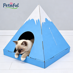 Nueva Cama para Gatos con Diseño Popular de Montaña <span class=keywords><strong>Fuji</strong></span>, Casa para Gatos en Forma de Triángulo, Tienda de Campaña, Cueva para Dormir - Product Image 1