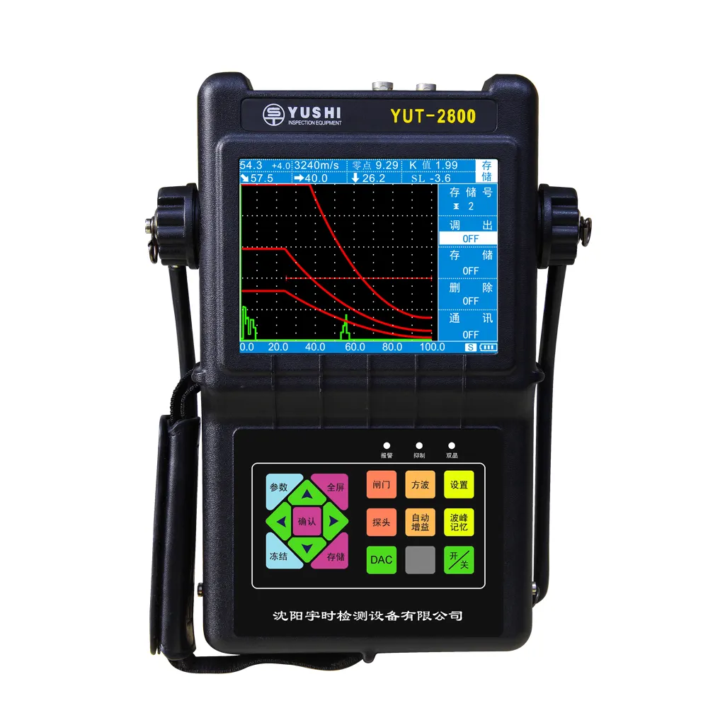 YUSHI YUT2800 Digital Ultrasonic Flaw Detector UT Mesin Las Portable Harga