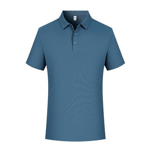 Customized Summer Short Sleeve <b>Polo</b> Shirt <b>White</b> Solid Color Polyester Workwear Daily Use - Product Image 3