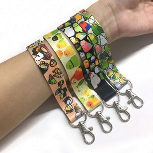 Lanière courte en polyester avec logo personnalisé imprimé par sublimation, porte-clés, lanière de poignet - Product Image 3