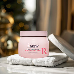 Riginas Private Label Rosemary Collagen & Keratin Cream Mascarilla para el cabello Reparación profunda y suavizante Mascarilla para el cabello - Product Image 5
