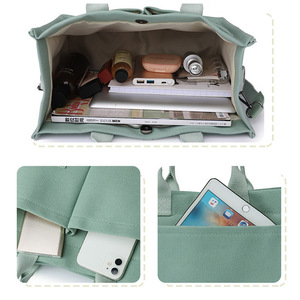 Stylish <b>Charm</b> Women's Tote <b>Bag</b> Large Capacity Oval Shape Zipper Closure Everyday Fashion Shoulder <b>Bag</b> Summer 2023 - Product Image 2