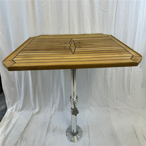 Tablero Rectangular de Madera de Teca con Patrón de Estrella, 660x840 mm, Bordes Rectos, Popular para Patios, Yates, Accesorios Marinos, Transfronterizo - Product Image 4