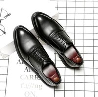 Chaussures habillées classiques italiennes grande taille pour hommes et chaussures Oxford décontractées en cuir pour l'hiver