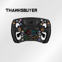 Volant de course Simagic Zeus Formula 280 mm en fibre de carbone écologique, volant de jeu MagicDash avec tableau de bord de 4 pouces pour