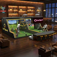 Système de projection AR pour simulateur multisports intérieur de golf, football et autres sports, JAMMA JM-AR-GF08