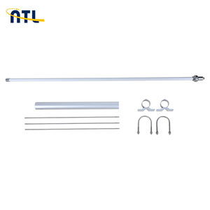 Dual-band cơ sở trạm ăng ten pre-chỉnh 144MHz để 148MHz VHF & 430MHz để 460MHz UHF 5dBi <span class=keywords><strong>Gain</strong></span> 1.5m cho nghiệp dư đài phát thanh nhà khai thác - Product Image 2