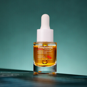 <span class=keywords><strong>Mini</strong></span> Botella de Vidrio Transparente Mate de 10 ml con Gotero, Personalizable, para Suero Facial Coreano para el Cuidado de la Piel - Product Image 1