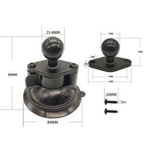 Chất lượng cao Twist Khóa Glass cốc hút kính chắn gió Bảng điều khiển điện thoại núi mạnh mẽ xe người giữ điện thoại cho RAM - Product Image 2