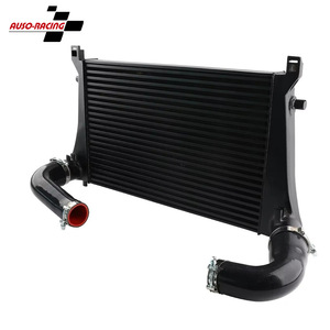 Aoso ชุดอินเตอร์คูลเลอร์รถแข่งสำหรับรถออดี้ A3 S3รถกอล์ฟ GTI R MK7 1.8 2.0T อลูมิเนียมสีดำ - Product Image 1