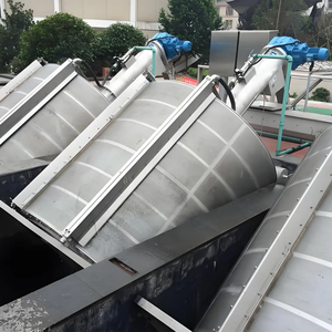 Équipement de tamisage à tambour <span class=keywords><strong>rotatif</strong></span> à fils en coin, séparateur de tambour <span class=keywords><strong>rotatif</strong></span>, <span class=keywords><strong>tamis</strong></span> vibrant pour les <span class=keywords><strong>eaux</strong></span> <span class=keywords><strong>usées</strong></span> de la fabrication du papier, Riso - Product Image 3