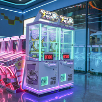 Machine de défi de temps de 7 secondes haut de gamme avec lecteur de cartes, minuteur métallique et distributeur de prix pour parcs d'attractions à fort trafic et zones de jeux pour enfants
