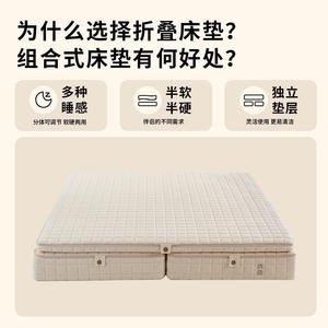 ที่นอนพับได้ Mianzuo ขนาด 1500x2000 มม. 1800x2000 มม. ที่นอนยางพาราธรรมชาติ ความแน่นปานกลาง ดีไซน์พับได้ สไตล์มินิมอล - Product Image 5