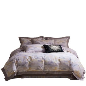 Ensemble de literie quatre pièces en coton brossé imprimé 60 fils, style peinture à l'huile, chaud, respirant, design moderne, automne-hiver - Product Image 1