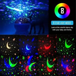 Lampada Notturna Romantica con Proiezione Cielo Stellato in ABS, Luce Notturna Natalizia per Interni, Vendita all'Ingrosso - Product Image 5