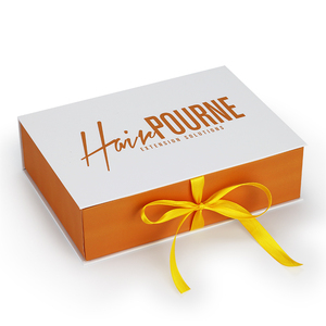 Custom bundle extension luxury wig gift box for hair packaging