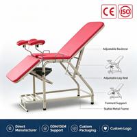 Table d'examen médical manuelle CE ISO pour patients, table d'examen gynécologique pour hôpitaux et cliniques