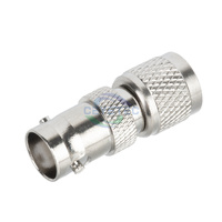 Adaptador coaxial recto BNC hembra a adaptador macho MINI UHF