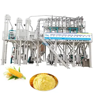 25-30TPD Planta de molino de maíz eléctrico Máquina trituradora de maíz comercial Equipo de procesamiento
