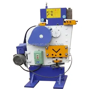 Lembaran Logam Hidrolik Profesional Gabungan Ironworker Punching Machine Harga