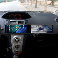 ZWNAV 12.3+12.3 pouces Carplay pour Toyota Yaris 2005-2011 Autoradio GPS Navigation Lecteur multimédia Lecteur vidéo Stéréo de voiture