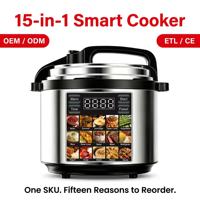 Autocuiseur Électrique Intelligent 5L Multifonctionnel pour la Maison avec Réservation à un Clic – Marmite Tout-en-un pour Mijoter, Cuire à la Vapeur et Braiser