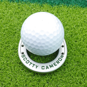 Marqueur de balle de golf personnalisé en alliage de <span class=keywords><strong>zinc</strong></span> nickelé noir avec logo imprimé en émail, faible quantité minimale de commande, fabriqué par le fabricant - Product Image 3